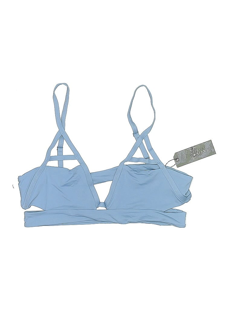 Tavik Swimsuit Top Blue Swimwear