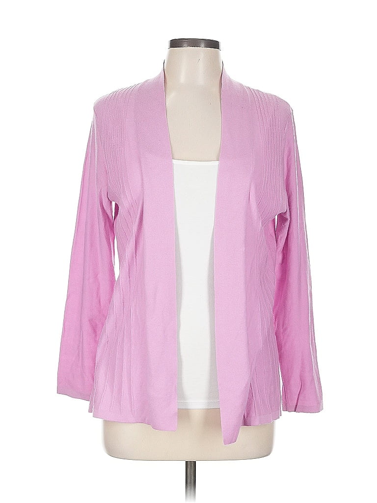 Pre-owned Talbots Cardigan Sweater In Pink