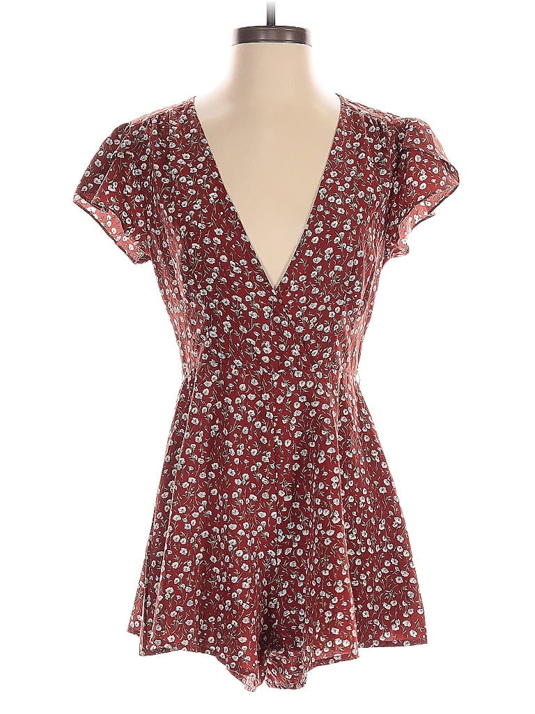 Pre-owned Shein Casual Dress In Brown