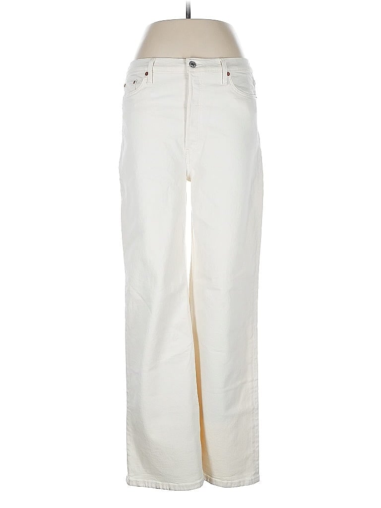 Pre-owned Re/done Jeans In White