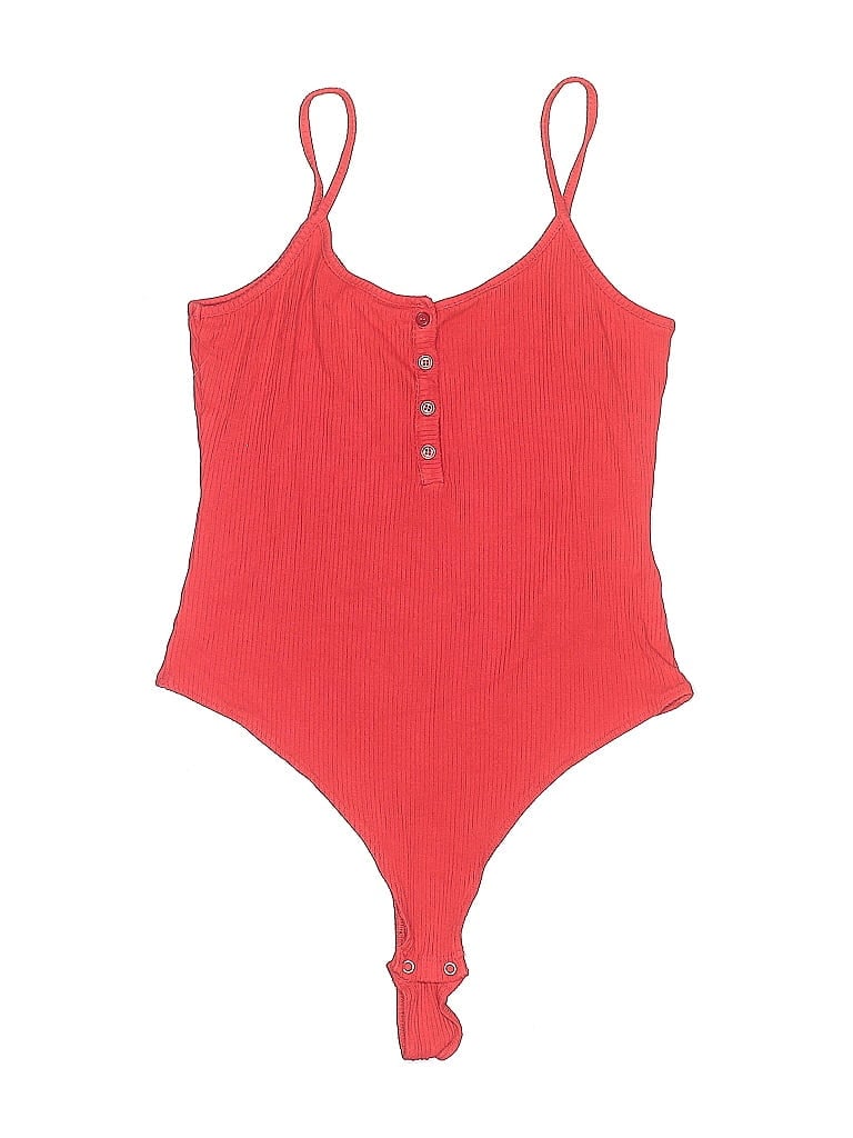 Pre-owned Garage Bodysuit In Red