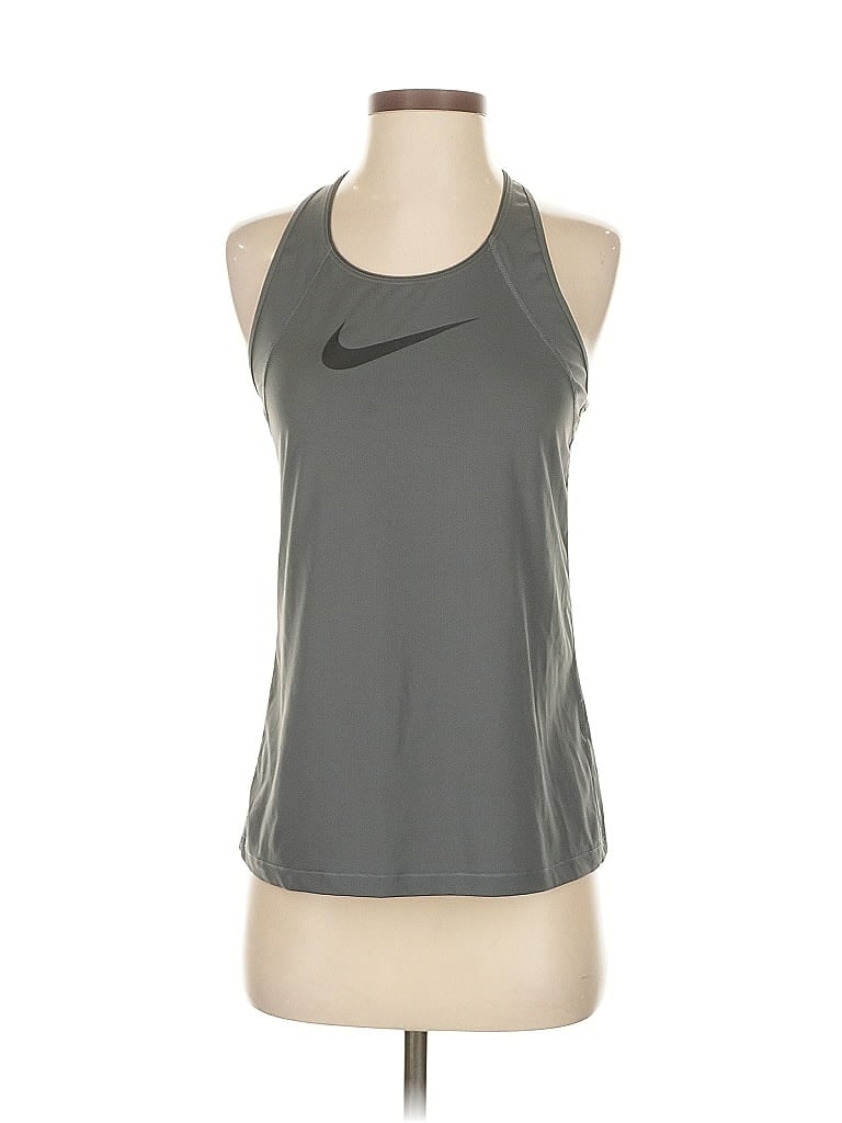 Pre-owned Nike Active Tank Top In Gray
