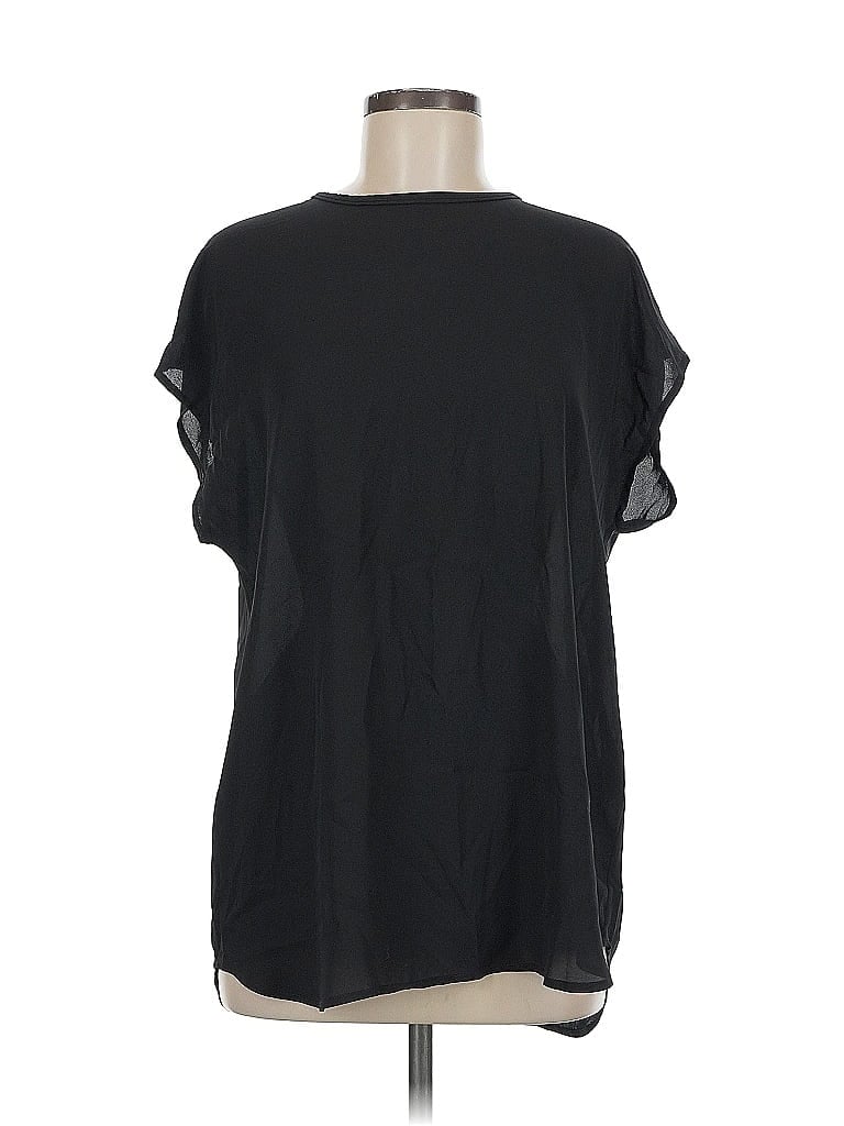 BANANA REPUBLIC Pre-owned Short Sleeve Blouse In Black
