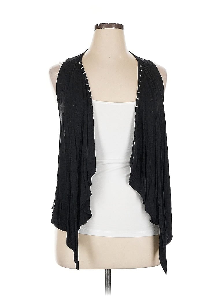 Pre-owned Inc International Concepts Vest In Black