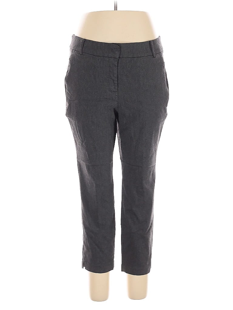 Pre-owned Lane Bryant Casual Pants In Gray