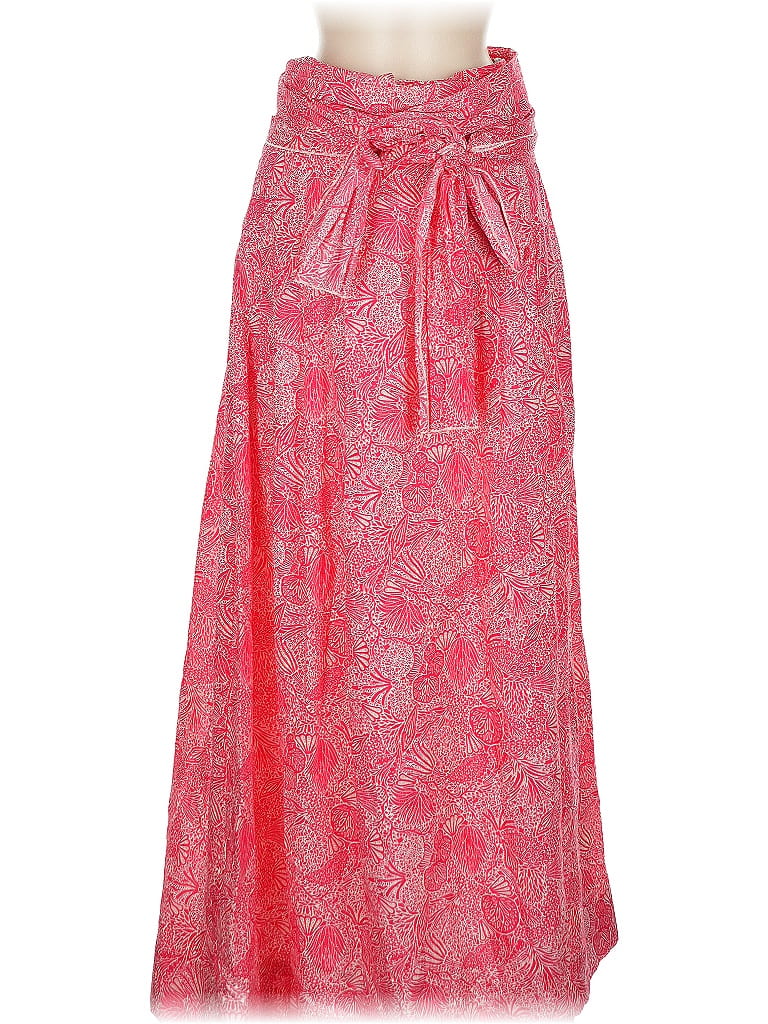 Pre-owned Danielle Rollins Formal Skirt In Pink