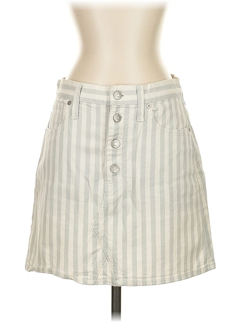 Pre-owned Madewell Casual Skirt In White