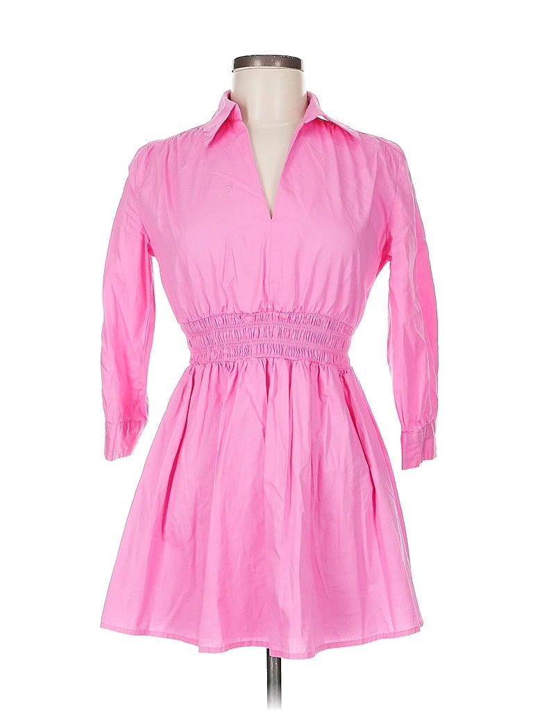 Pre-owned Shein Casual Dress In Pink