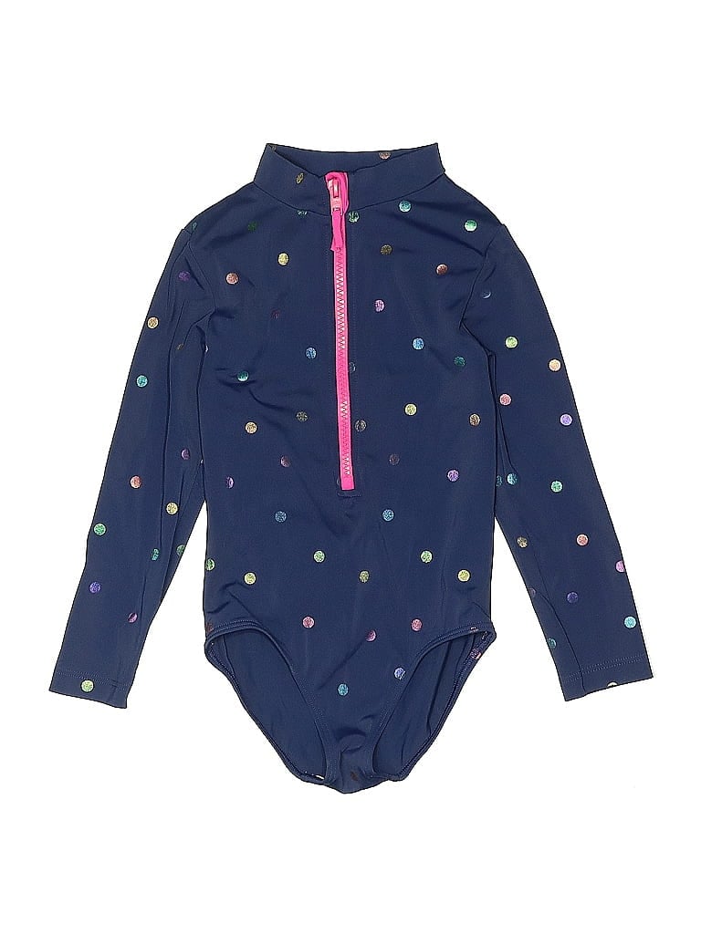 Pre-owned Unbranded Kids' One Piece Swimsuit In Blue