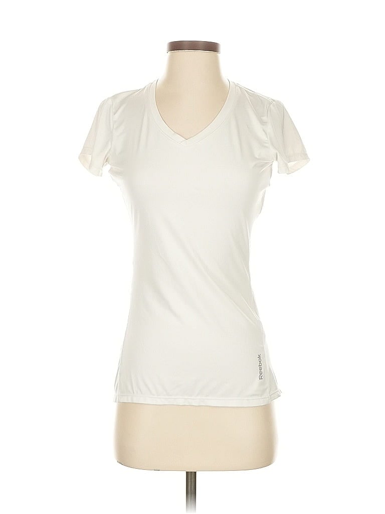 Pre-owned Reebok Active T-shirt In White