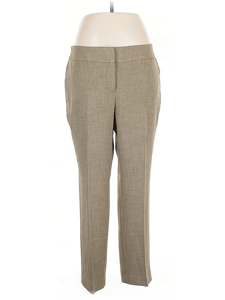 Pre-owned Kasper Dress Pants In Brown