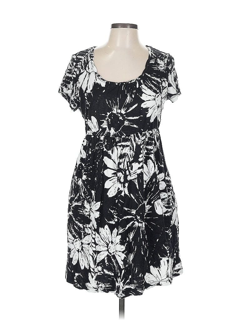 Pre-owned Sonoma Life + Style Casual Dress In Black