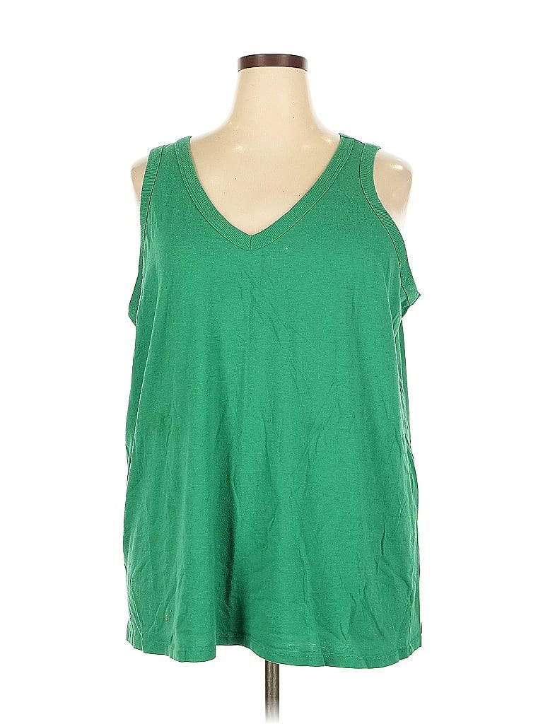 Pre-owned Torrid Sleeveless T-shirt In Green
