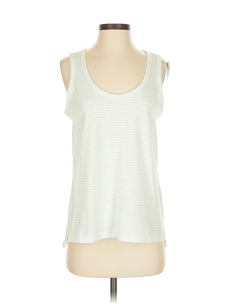 Ann Taylor Loft Sleeveless T-shirt In Green