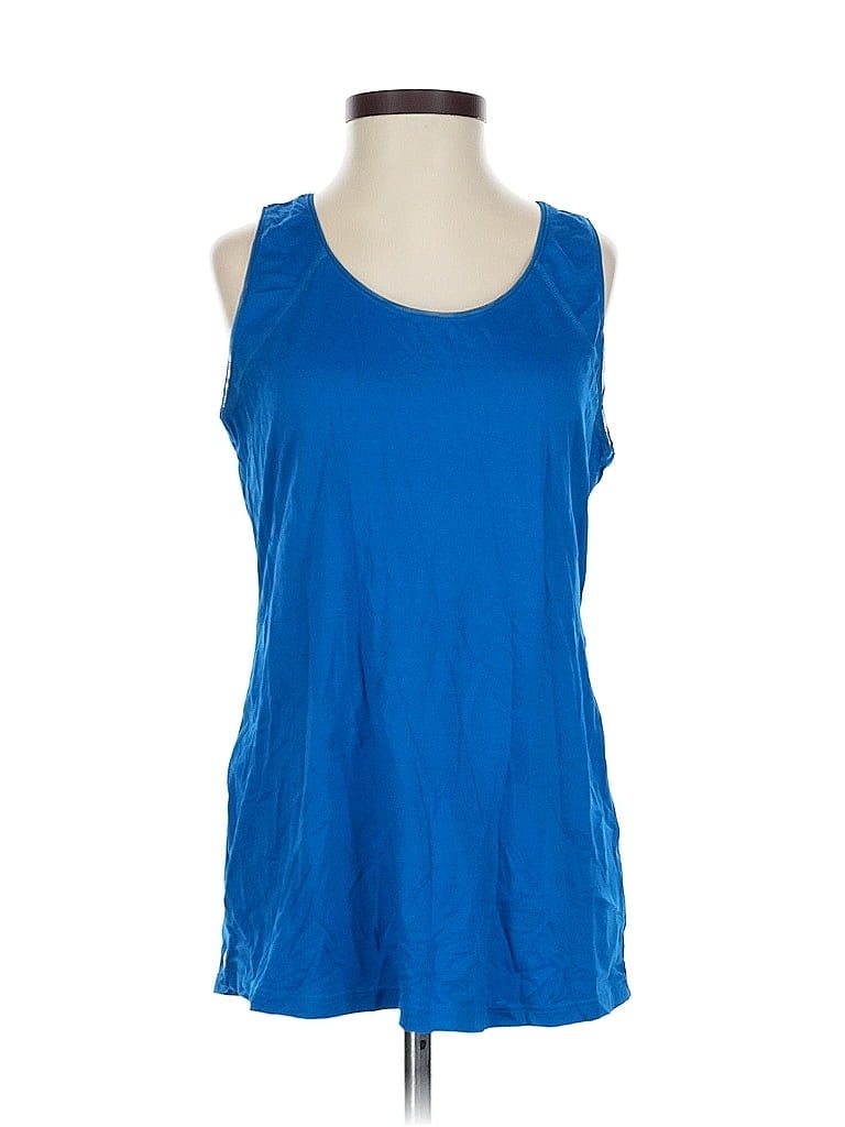 Pre-owned Spanx Sleeveless T-shirt In Blue