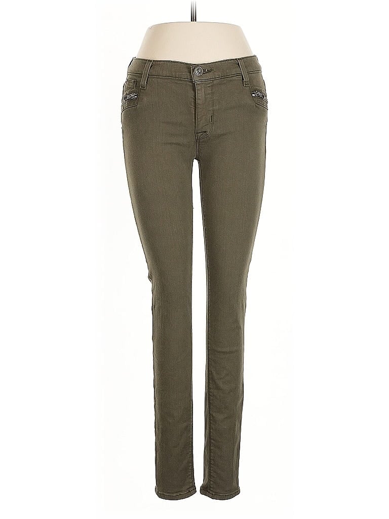 Pre-owned Hudson Jeggings In Green
