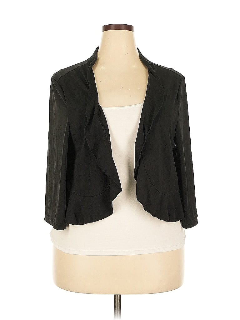 Pre-owned Unbranded Blazer Jacket In Black