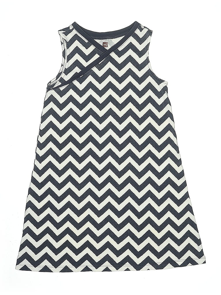 Pre-owned Tea Kids' Dress In Gray