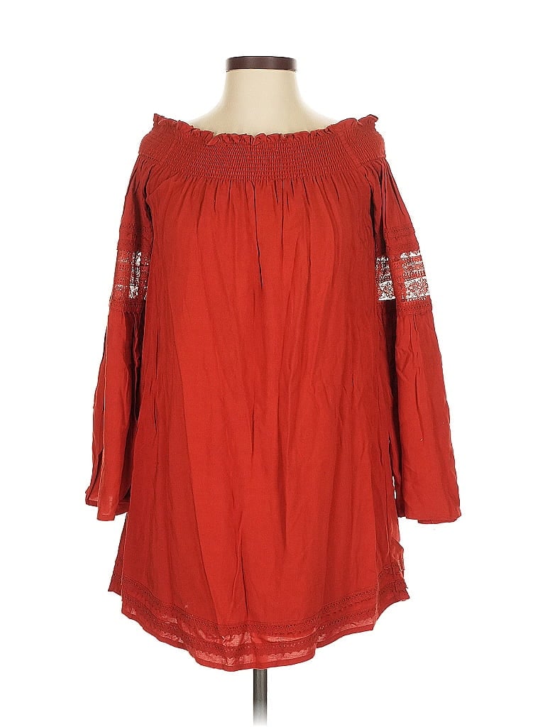 Click to view more detailed imagery on our partner's website Pre-owned Forever 21 Casual Dress In Red