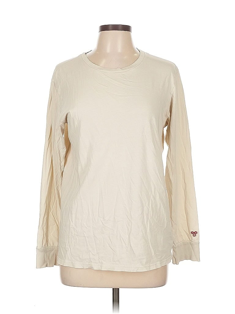Pre-owned Tna Long Sleeve T-shirt In White