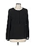 Ro & De 100% Polyester Black Long Sleeve Blouse Size L - photo 1