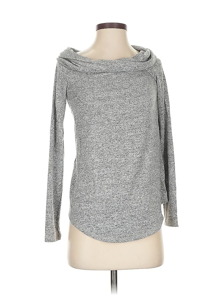 Pre-owned Abercrombie & Fitch Pullover Sweater In Gray