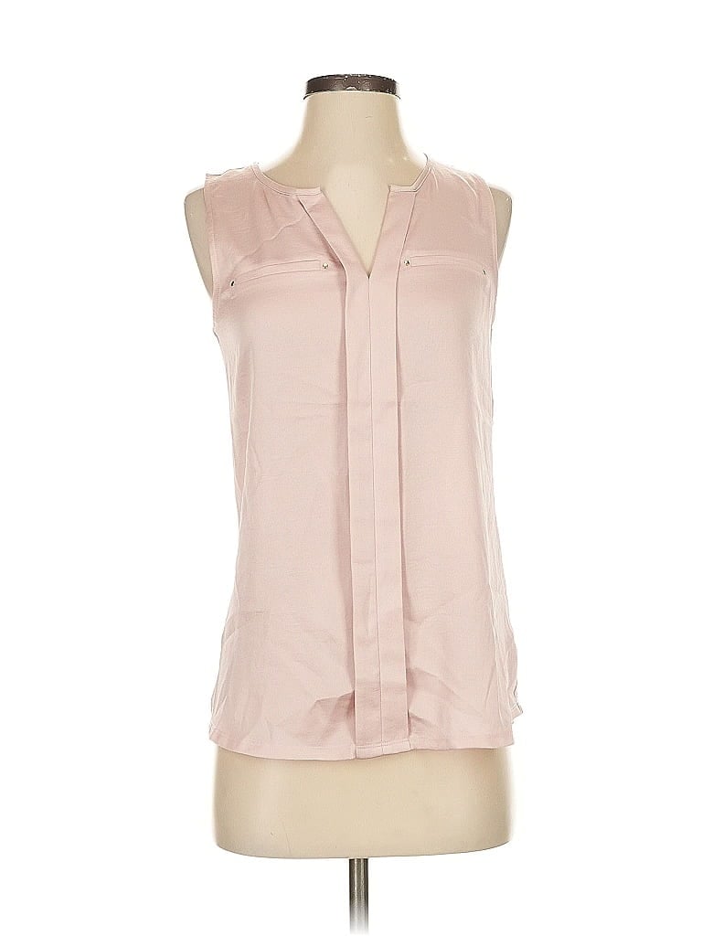 Pre-owned Express Sleeveless Blouse In Pink