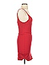 Privacy Please Solid Red Cocktail Dress Size S - photo 4