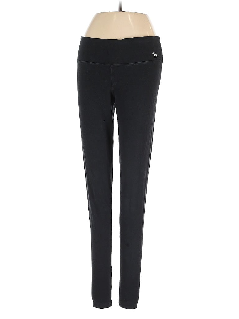 Pre-owned Victoria's Secret Pink Active Pants In Black