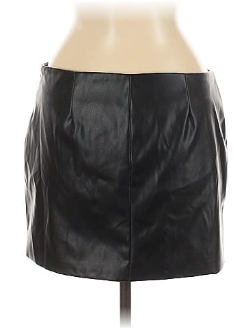 Superdown Faux Leather Skirt (view 2)