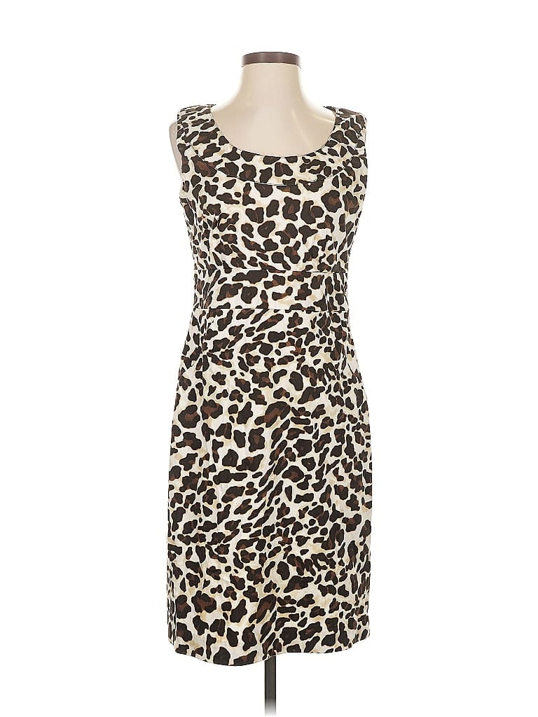 Pre-owned Jones New York Signature Cocktail Dress In Brown