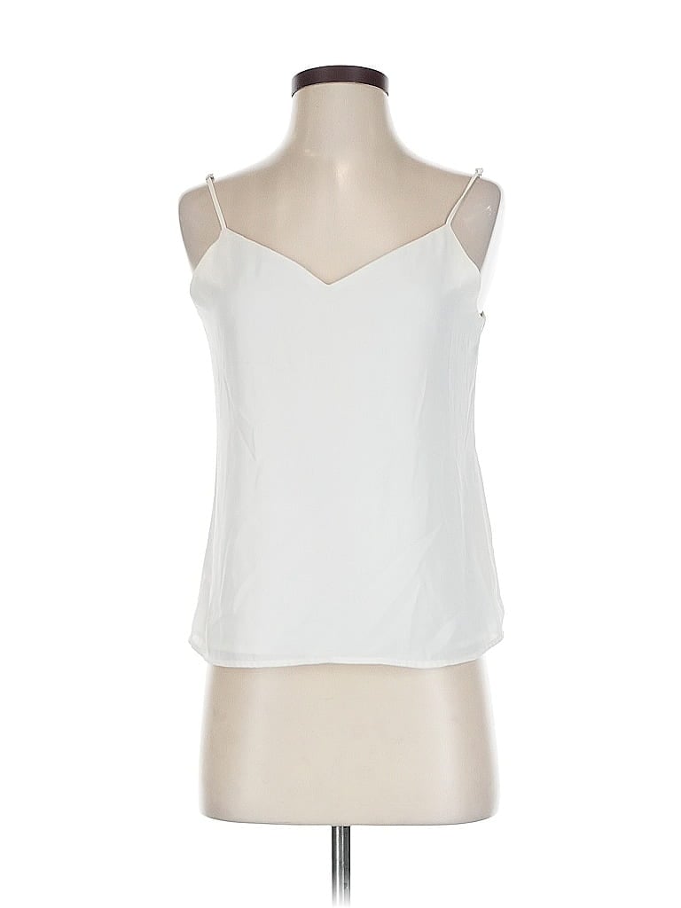 Pre-owned Banana Republic Sleeveless Blouse In White