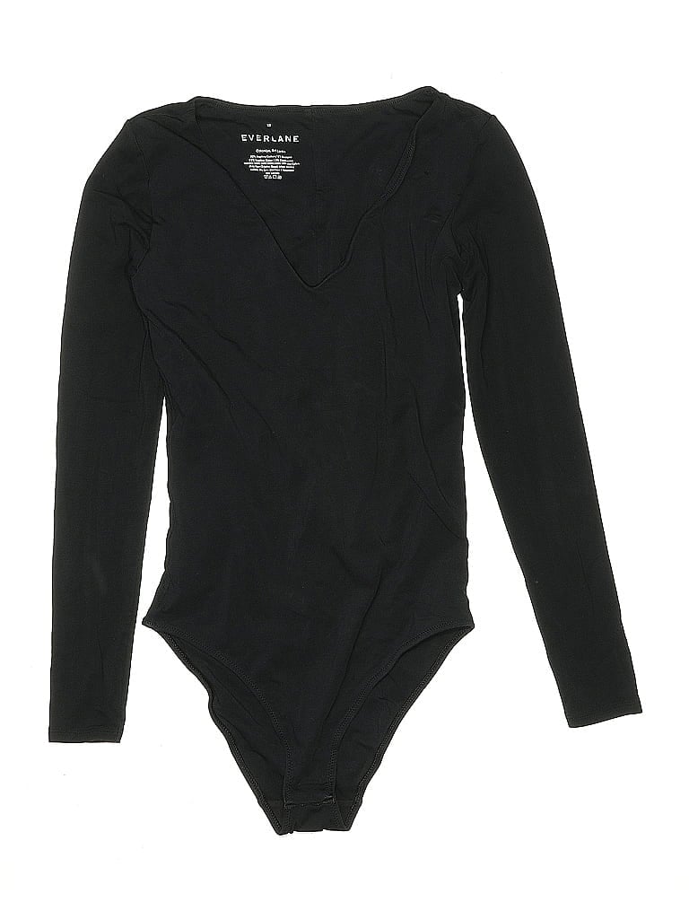 Pre-owned Everlane Bodysuit In Black