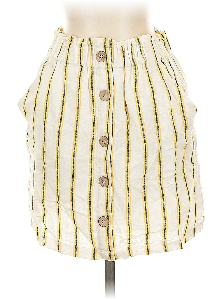 Pre-owned Love Tree Casual Skirt In Yellow