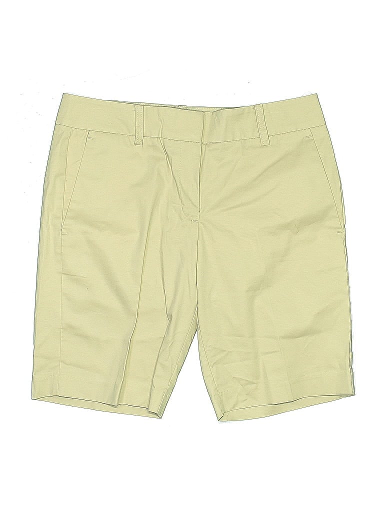 Pre-owned Ann Taylor Factory Khaki Shorts In Yellow