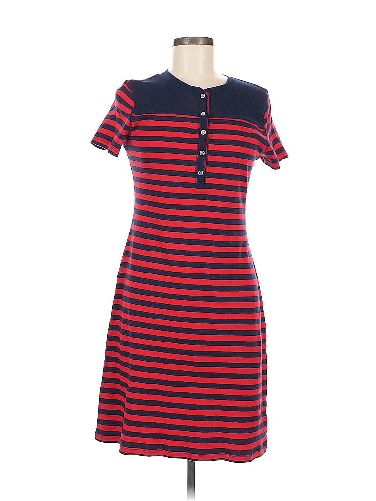 Pre-owned Chaps Casual Dress In Red