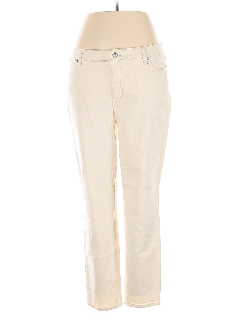 Click to view more detailed imagery on our partner's website Pre-owned Talbots Jeans In White