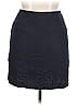 Michele Solid Black Blue Casual Skirt Size 14 - photo 2