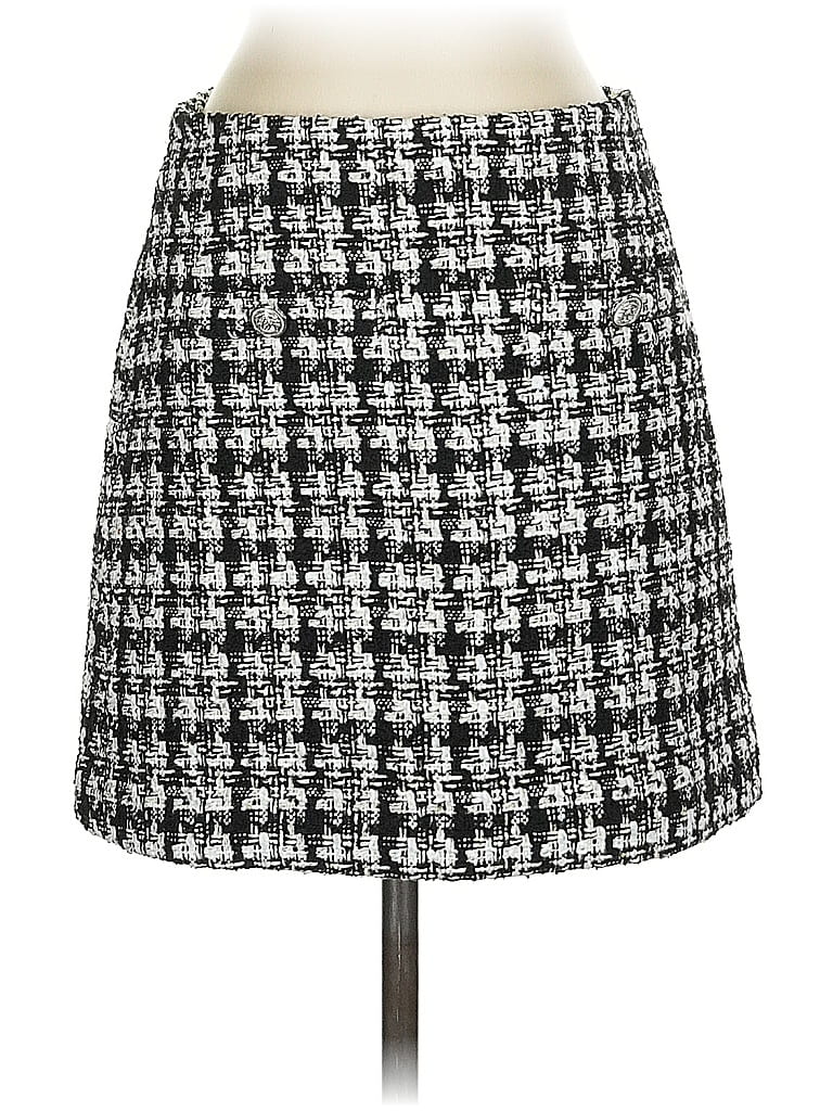 Pre-owned H&m Formal Skirt In Gray