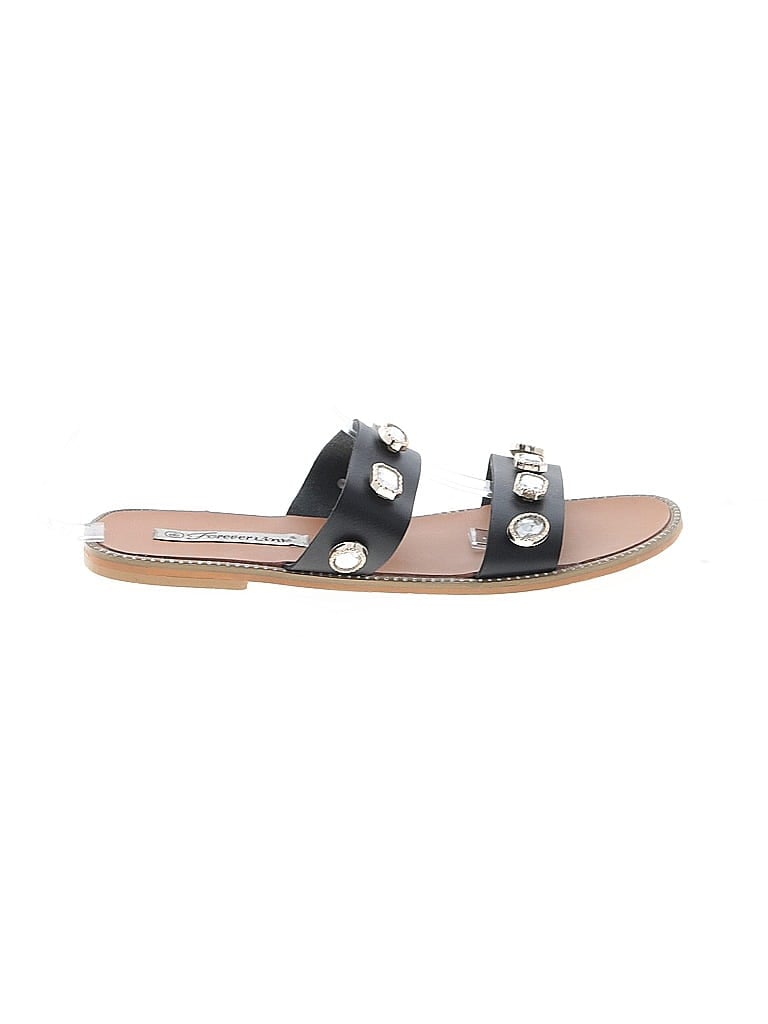 Pre-owned Assorted Brands Sandals In Black
