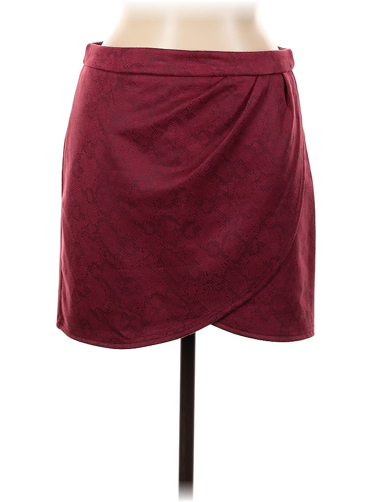 4si3nnai Formal Skirt In Burgundy