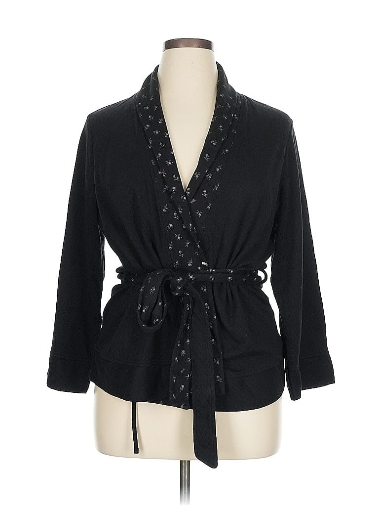 Click to view more detailed imagery on our partner's website Pre-owned Carole Hochman Cardigan Sweater In Black