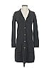 DKNY 100% Wool Gray Wool Cardigan Size P (petite) - photo 1