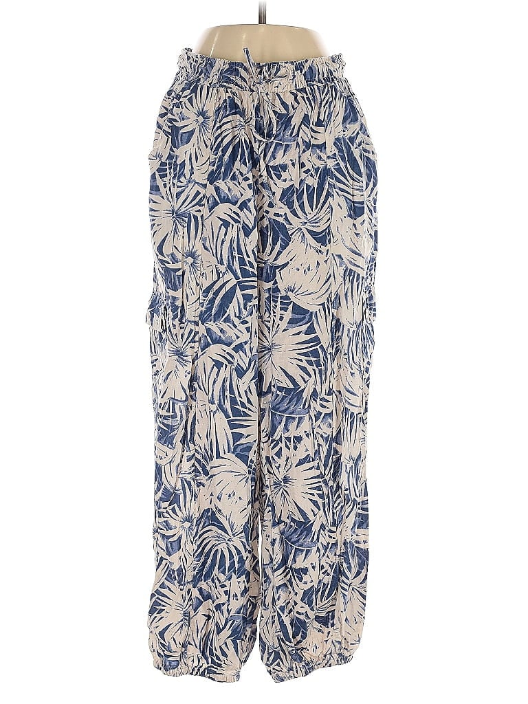 Pre-owned C&c California Linen Pants In Blue