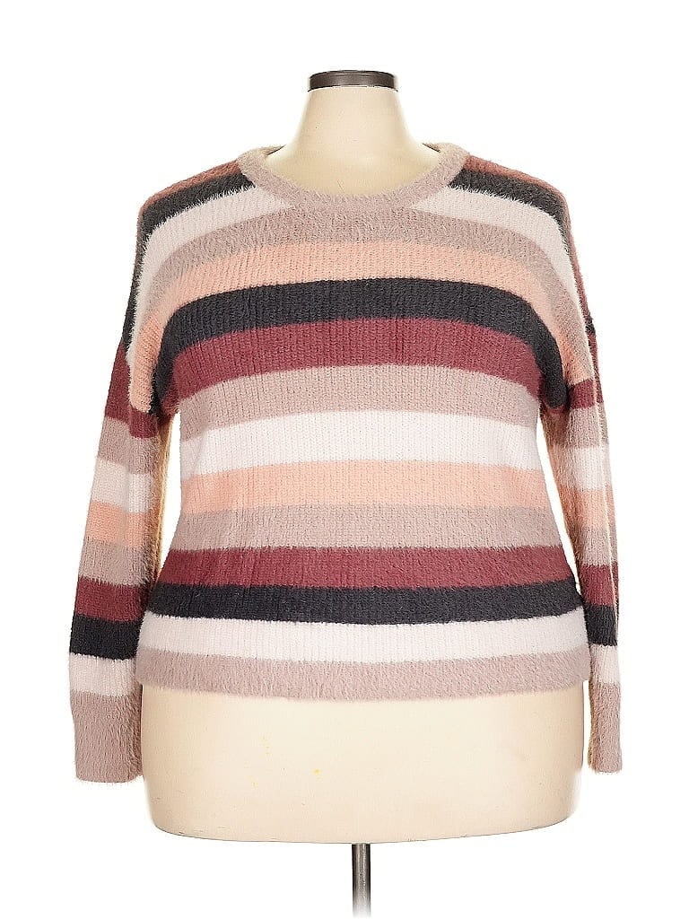 Pre-owned Torrid Pullover Sweater In Brown