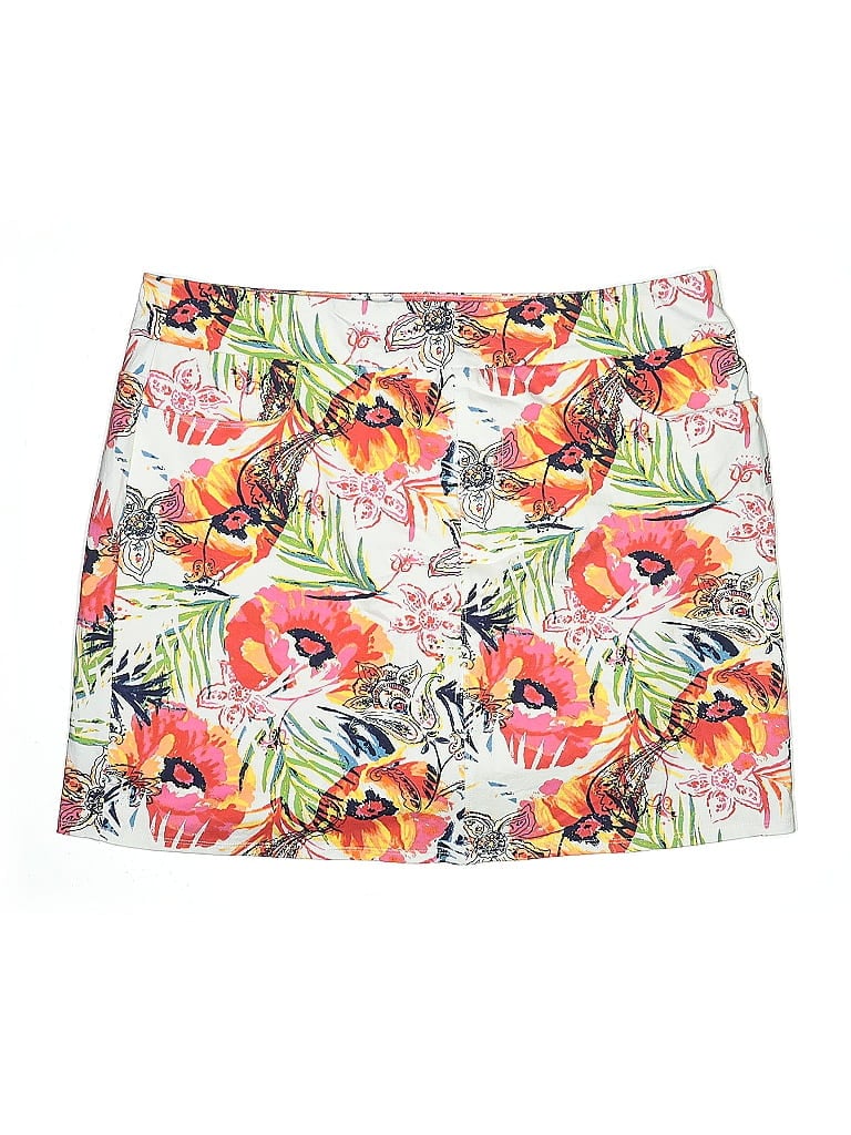 Pre-owned Soft Surroundings Casual Skirt In White