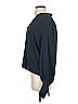 Gap 100% Polyester Blue Long Sleeve Blouse Size S - photo 5