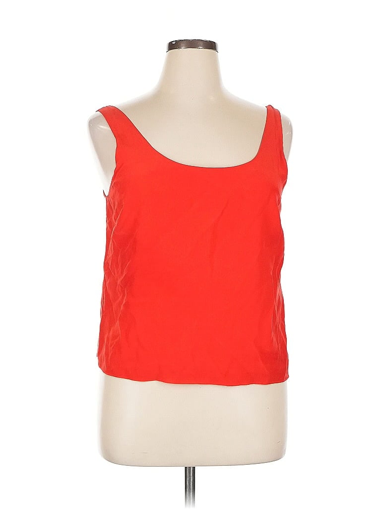 Click to view more detailed imagery on our partner's website Pre-owned Ayr Sleeveless Top Red Scoop Neck Tops