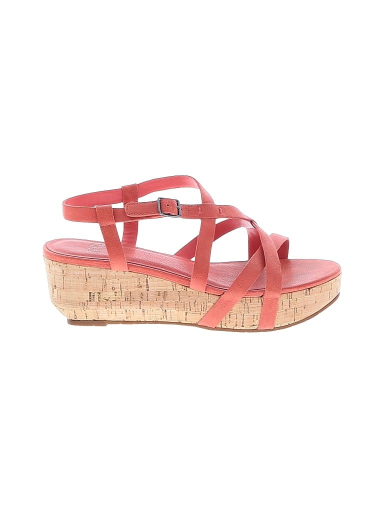 Pre-owned Eileen Fisher Wedges In Red