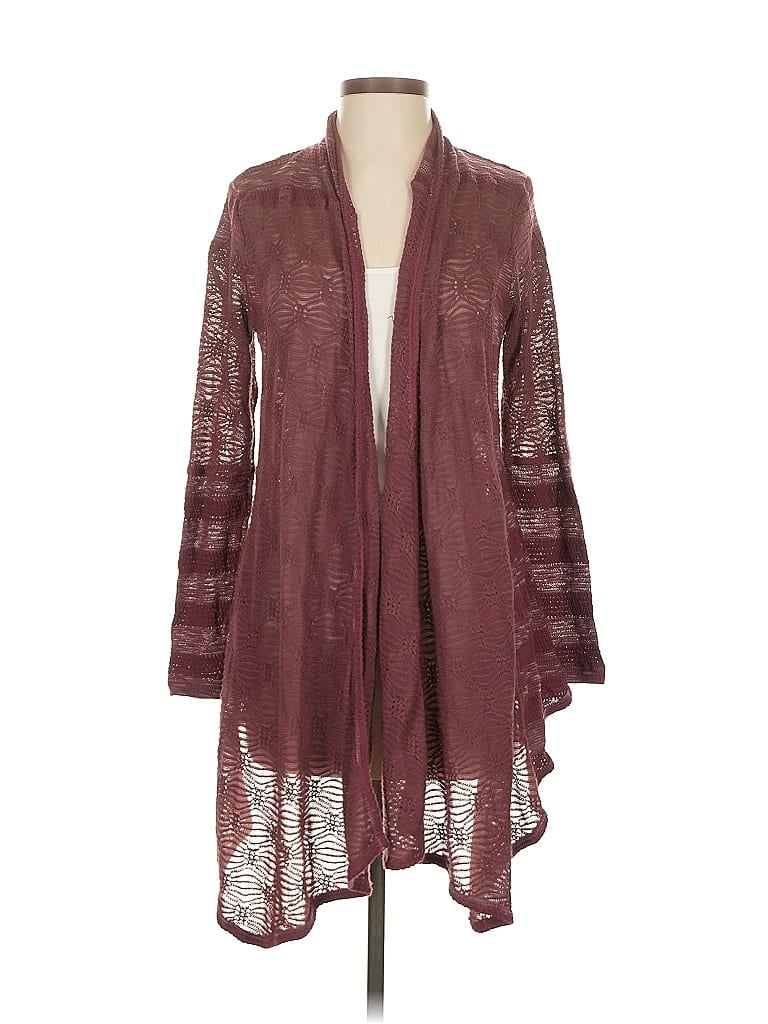 Click to view more detailed imagery on our partner's website Pre-owned Knox Rose Cardigan Sweater In Burgundy